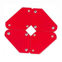 9LBS Magnetic Welding Holders Multi-Angle Solder Arrow Soldering Locator 45/90/135 Degrees Weld Fixer Device Auxiliary Tool - Red - View 6