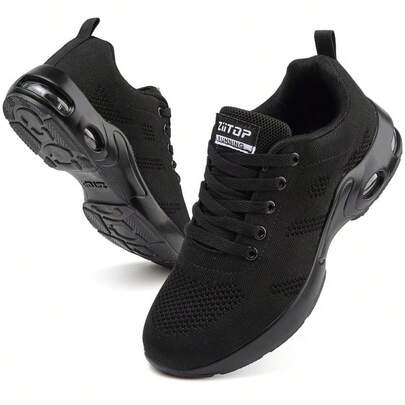 ZIITOP Womens Trainers Running Shoes Air Cushion Arch Support Sneakers Platform Trainers Ladies Walking Shoes Mesh Breathable Lightweight Sport Sneakers Outdoor Gym Athletic Tennis Jogging