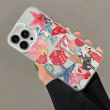 [Funda de teléfono plateada]artísticoretroOccidentalcollageTeléfonoEstucheparaiPhoneModelos16,15,14,13,12,11,XR,XS,X,Además,. ProfesionalMax,EstoDe modaYDe modaEstucheEsLigero,Protector,Alta calidad,Resistente a los arañazos,YDuradero,UNExcelenteRegaloYunÉxito de ventasEsunNuevoLlegadaEsoEsTambiénResistente al calor - Blanco - Ver 5