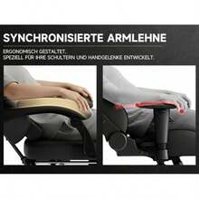 Home Office Chairs - Black + Leather - View 7