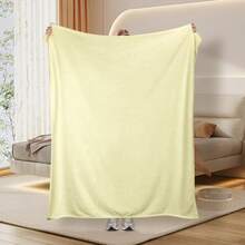 Plain-Colored Simple Daily Blanket,Super Soft Flannel Printed  Blanket,As Birthday Gifts, Family, Wedding, Souvenir Blankets, Polyester Blankets Suitable For All Seasons, Washable, Machine Washable, Lightweight, Breathable, Comfortable, Warm, Unique, 280gsm For Him, Her Personalized Ideal Gifts For Her, Him, Family, Boyfriend, Girlfriend, Father, Family, Mother, Lover, Daughter, Son, Grandfather, Grandmother, Friend, Classmate, Pet.   Perfect Nap, Camping, Travel, Home, Daily Life, Office Decoration, Birthday, Anniversary, Valentine's Day, Thanksgiving, Christmas, Halloween, Mother's Day, Father's Day, Wedding, New Year Gifts ,Sofa,Bed,Car,Bedroom,Living Room,Office,  Outdoor Camping, Beach,Wall Decoration - 多色23 - 查看 1