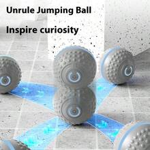 Pelota saltarina inteligente 2025, recargable por USB con salto y rodamiento inteligente, juguete interactivo para perros, bola con activación de movimiento que rueda automáticamente, adecuado para perros pequeños, medianos y grandes - Multicolor - Ver 5
