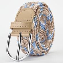 Casual Stretch Braided Web Belts For Mens Women,Stretch Woven Elastic Waistband - Not Tight On The Waist - Same Style For Both Men And Women.Canvas Without Holes, With Needle Fasteners For Casual Pants. - Nâu sẫm - Xem 8