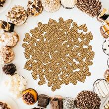 200Pcs Leopard Print Heart Confetti Leopard And Cheetah Party Decorations  Animal Table Decor For    Shower Birthday Bachelorette Bridal Shower Engagement Party Supplies - 金色與黑白豹紋 - 查看 7