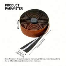 1pc Road Bicycle Handle Tape, EVAPU Soft Shock-Absorbing Packaging Tape, Durable Anti Slip Strip Tape - Multicolor - View 7