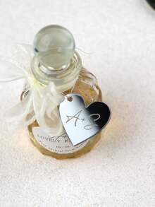 Personalized Wedding Mirror Tags With Holes Custom Acrylic Heart Tags Name Logo For Shower Favor Valentines Day Handmade Items Wedding Favors Happy Birthday Party - Heart Shape - View 6