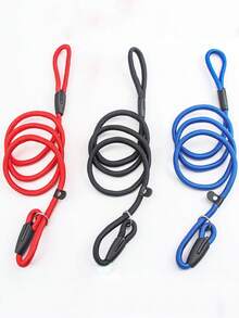1条直径0.8厘米的尼龙宠物牵引绳，多色狗牵引绳，适合小型、中型和大型犬户外散步，便携式宠物训练牵引绳