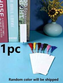 1pc Creative 3D Shaped Bookmark, Made Of PVC Material, Fun & Cute Bookmark With English Text, Allows Self-Design, DIY Accessory For Readers & Book Lovers, Book Decor, Book Stand Gifts Birthday Graduation - Multicolor - View 11