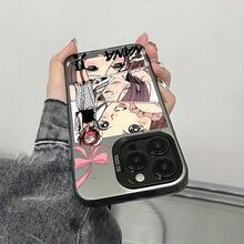Nueva funda de teléfono NANA sexy de dibujos animados para iPhone 17, 16e, 16, 15, 14, 13, 12, 11 Mini Pro Max Air X RXS MAX 8 7 Plus, funda trasera mate anti-caída, funda de teléfono linda, funda de teléfono iluminada con gatos, accesorios de teléfono lindos, funda de teléfono rectangular, correa de funda de teléfono, funda de teléfono de animales, cubierta de móvil, funda de smartphone, accesorio de teléfono elegante, diseño de dibujos animados, textura suave, funda duradera, cubierta protectora, funda a prueba de golpes, amantes del anime, jóvenes adultos - Mezcla de colores - Ver 7