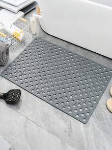 Quick-Drying Anti-Slip Round Hole Shower Mat - Durable PVC Material, Anti-Slip And Fast Draining, Suitable For Bathtub, Shower Enclosure And Bathroom - Ideal For Home And Hotel Use, Shower Accessory, Modern Bathroom Accessory, Smooth Texture. - Multicolor - View 14