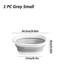 Foldable Washbasin, Portable Space-Saving Plastic Washbasin And Laundry Basin, Suitable For Kitchens, Camping, Laundry, Hiking, And Home Use. Multifunctional, Portable, Foldable Basin, Easy To Clean And Durable. - Multicolor - View 13