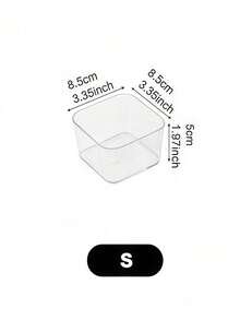 Transparent Drawer Storage Box, With Dividers, Multiple Sizes Available, Stackable Storage, Suitable For Desktops, Office Desks, Cosmetics, Office Supplies And Miscellaneous Items, Drawer Storage Box, Study Room Decor, Autumn Decor, Holiday Decor, Room Decor, Home Decor, Autumn Decor, Bedroom Decor, Sunny Travel Cool Drawer Storage Box, Cosmetic Storage Box, Drawer Dividers, Room Decor, Bedroom - Clear - View 17