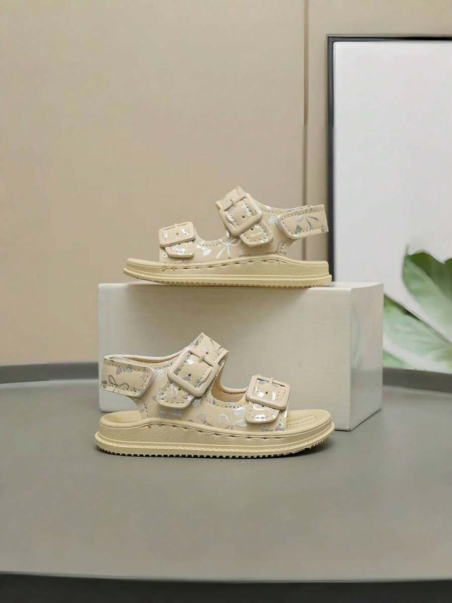 Girls Sandals 2026 Summer New Korean Version Children Sandals Toddler Soft Bottom Beach Shoes Princess Shoes