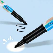 8/12 Colors Dry Erase Markers Set, Quick Drying And Easy To Wipe, Suitable For Teachers, Home, Office And School Supplies