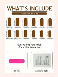 24pcs French Manicure Nail Stickers, Rectangular, 3D Line Art, Leopard Print Decor, Red Bow & Rhinestone Design, Smooth Surface, Full Coverage False Nails, Suitable For Women & Girls Daily Wear - 黑色 - 查看 7