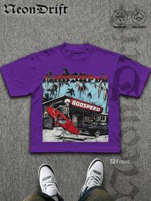 Women T-Shirts - 紫色 - 查看 2
