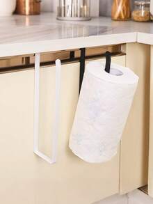 1个纸巾架，厨房纸巾架，锡箔/保鲜膜分配器，免打孔壁挂式收纳架，适用于厨房、浴室、杂物间 - 彩色 - 查看 3
