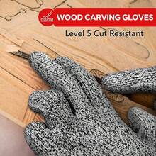 Guantes resistentes a cortes de grado 5, aptos para trabajos en cocina y al aire libre, así como para el procesamiento de carne. Lavables a máquina, permiten una gran destreza manual. Ideales para carniceros, recolectores de ostras y para uso en interiores y exteriores. - Gris plata - Ver 7