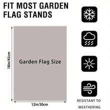 1pc Happy Birthday Cake Garden Flag, Perfect For Outdoor & Indoor Decorations - Nhiều màu - Xem 9