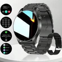1.39" Fashion Sports Smartwatch For Men & Women - Phone Call & Message Notification, Pedometer, Calorie, Multiple Sport Modes, Alarm, Music Control, Customizable Watch Face - Black - View 2