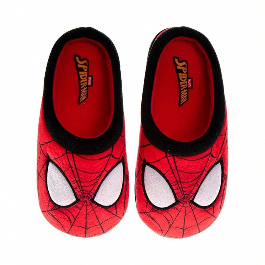 SPIDERMAN Cozy Plush Adult Slippers - 彩色 - 查看 1