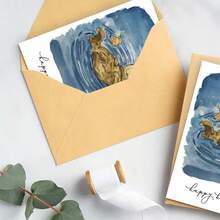 Sea Otter Happy Birthday Card | Otter Birthday Card | Cute Otter | Cute Otter Card | Happy Birthday Card | Birthday Card For Her Including Envelope - Multicolor - View 7