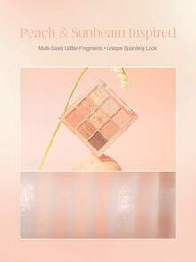 Dasique 九色眼影盘，高显色度，持久不脱妆，适合毕业、生日等场合，新手友好，易于上妆，纯素配方，无动物实验，节日必备，玫瑰少女魅力色系，圣诞礼物之选，时尚彩妆品牌，返校季、新娘婚礼、夏季、情人节、假期皆宜。 - 14 Peach Squeeze - 查看 6