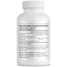 VIVONU Vitamina K2  contiene suplementos d3, fórmula non - gmo, 5000 UI de vitamina D3 y 90 microgramos de K2 - 7, complejo D & k fácil de tragar, 120 cápsulas - 1 botella - Ver 7