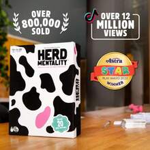 Herd Mentality: Udderly Funny Family Board Game | Easy & Fun For Big Groups Of 4-20 Players | Includes 20 Extra Exclusive Questions,29270533 - 紫紅色 - 查看 2