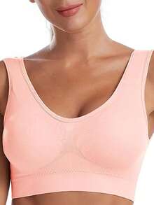 5pcs/Set Women's Wireless Sports Bras, Sexy Supportive Yoga Camisole Activewear For Fitness, Running, Yoga. Please Order One Size Up As The Size Runs Small. - Multicolor - View 8