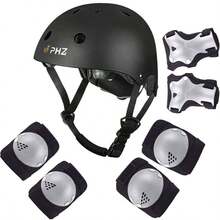 Stylish And Kids Bike Helmet – Adjustable Helmet Toddlers & Children 2 To 9 Years Old – Adventure Seekers! - Black - View 1