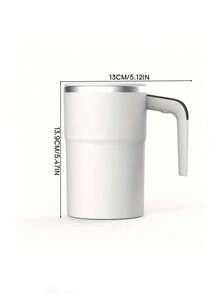 自动搅拌杯，电动便携咖啡杯，3种颜色可选，防漏设计，液晶屏温度显示，无需加热，可搅拌液体，适用于办公室、厨房、旅行、牛奶和可可等饮品，经久耐用，USB便携式充电，ABS材质，是理想的居家或办公节日礼物，无需加热，搅拌杯 - 彩色 - 查看 8