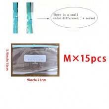 45 كيس تخزين طعام قابل لإعادة الاستخدام محكم الإغلاق (10 كبير، 15 متوسط، 20 صغير)، أكياس تجميد سميكة، آمنة للميكروويف، باللون الأزرق، للحفاظ على الطعام وتنظيمه على المدى الطويل، أكياس بسحاب بلاستيكي شفاف، مناسبة لتصنيف الأطعمة المنزلية، تخزين الوجبات الخفيفة، فرز الفواكه والخضروات، للحفاظ على الطراوة، أكياس حفظ الطعام الأساسية للمنزل - شفاف - مشاهدة 15