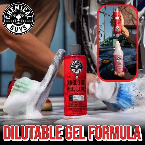 Diablo Wheel Gel – Concentrated Wheel Cleaner –  On All Wheel &Amp; Rim Finishes – Works On Alloy, Chrome, P...