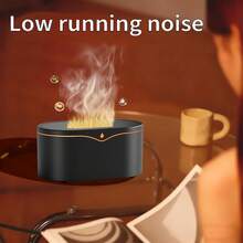 1个USB供电火焰造型香薰机，火焰加湿器，氛围灯，精油香薰灯，夜灯，适用于家庭卧室和办公室，家用加湿器，香薰机，时尚香薰机，现代加湿器，塑料材质，小巧便携，多功能灯，无焰加湿器，礼品之选，健康爱好者的理想之选 - 多色A - 查看 3