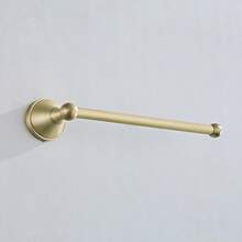 Flybath - Toallero de barra abierto latón montaje en pared 29 cm Antiguo Bronce cepillado Towel Ring - BronceCepillado - Ver 3