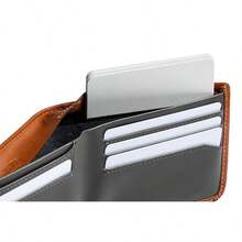 Hide &Amp; Seek Wallet (Slim Leather Bifold Design, RFID Blocking, Holds 5–12 Cards With A Hidden Section) - Caramel