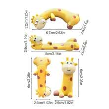 1PC Car Screen Figurine Giraffe Computer Monitor Decor 3D Desk Toy Ornament Creative Screen Craft Figurines For Vehicle Workplace - Multicolor - View 7