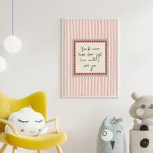 Tranh canvas treo tường 1 tấm, thích hợp cho phòng trẻ em, "Em yêu, em sẽ không bao giờ biết anh yêu em nhiều đến thế nào." Trang trí phòng bé màu hồng và xanh lá cây, tranh tường sọc ấm áp, thích hợp cho phòng trẻ sơ sinh - Sản phẩm in vật lý - Áp dụng cho: Trang trí phòng trẻ em, trang trí phòng trẻ sơ sinh, trang trí phòng chơi, trang trí trường mẫu giáo, trang trí phòng bé trai/bé gái, chống thấm nước. Quà tặng trang trí tiệc, thích hợp cho sinh nhật bé gái, phòng ngủ bé gái, đồ dùng cho bé, quà tặng bé trai, trang trí phòng trẻ sơ sinh. - Nhiều màu - Xem 8