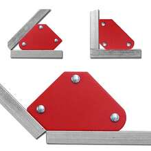 9LBS Magnetic Welding Holders Multi-Angle Solder Arrow Soldering Locator 45/90/135 Degrees Weld Fixer Device Auxiliary Tool - Red - View 5