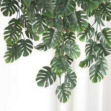 1 szt. Sztuczna roślina z żółwim tyłem, liście, winorośl, sztuczne tworzywa sztuczne, dekoracja ślubna, materiał na wieniec DIY, panna młoda trzymająca nadgarstek, akcesoria do dekoracji, dekoracja samochodu ślubnego, dekoracja łuku nadproża, dom, jadalnia, sypialnia, dekoracja wazonu, materiały na przyjęcie urodzinowe, prezenty noworoczne