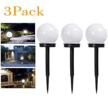 Round Ball Lawn Light, Chinese Style Minimalist Waterproof Lighting, Courtyard Garden Pathway Villa Outdoor Lamp - Multicolor - View 12