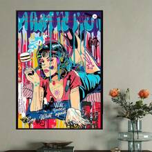 复古低俗小说波普艺术框画墙饰 - 送给电影爱好者的个性化礼物 | 家居及办公艺术 - 彩色 - 查看 7