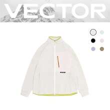 VECTOR MOTION Contrast-Color Outdoor Fleece Cardigan, Unisex, Ski Wear Inner Layer, Windproof, Warm, Moisture-Wicking, Breathable, Lightweight, Comfortable, For Single/Double Board Skiing,Skiing - White - View 7