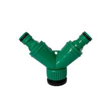 1pc, Garden Hose Splitter 2 Way, Plastic Connector Tap Splitter, Y Splitter 2 Valves With Shut Off Valves Plants Water System With Adjustable Control Valve Switch, Watering Sprinkler Nozzle, Garden Hose Supplies - Multicolor - View 4