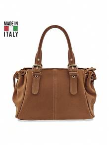 Women's Shoulder Bag. Made In Italy. Made Of Genuine Leather. Travel, Vacation, Work, Commuting. Y2k. Versatile. Multiple Colors Available. - D06 Leather - View 1