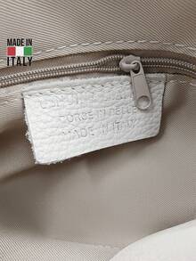 Women's Shoulder Bag. Made In Italy. Made Of Genuine Leather. Travel, Vacation, Work, Commuting. Y2k. Versatile. Multiple Colors Available. - D06 Leather - View 3