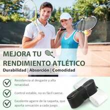 16 Piezas de Transpirable Grip Padel, Grip Raqueta Tenis, Overgrip Padel, Adecuado para Raquetas de Tenis, Raquetas de Bádminton, Cricket y Otras Raquetas(default) - Multicolor - Ver 7