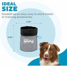 Pzw Almacenamiento Manos Libres Para Dulces Pelotas Y Accesorios De Adiestramiento De Outward Hound. L Azul9319 - 黑色 - 查看 4