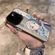 Beyond Journey's End Anime Matte Case for  16/15/14/13/12/11 Pro Max, X/XR/XS Max, 8/7/6 Plus – Shock-Proof, Fashion-Ready - Negro - Ver 4
